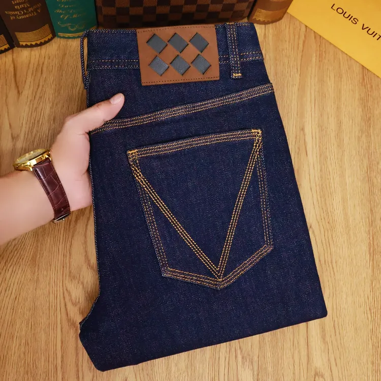 原牛牛仔裤男款爆款2025新款穿搭高端潮牌修身百搭男士秋冬款裤子