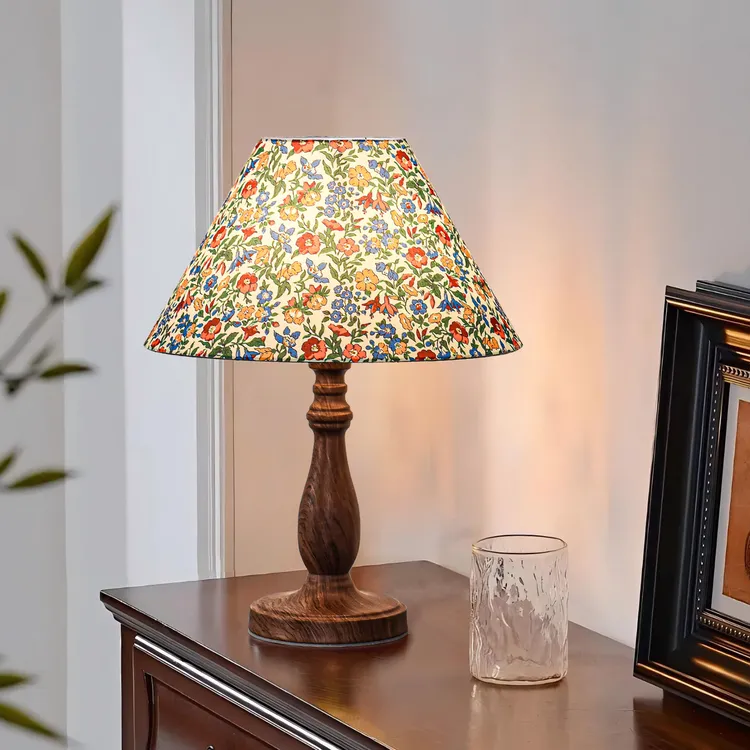 美式复古风台灯卧室床头灯中古风家用床头柜灯高级美学氛围小夜灯