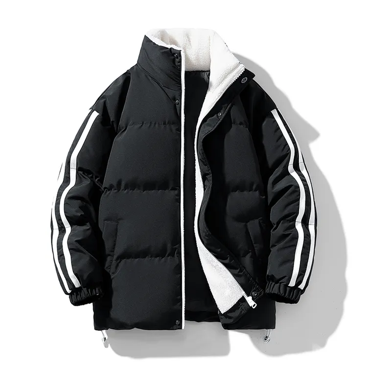 9937男女同款立领秋冬常规款棉衣厚款保暖冬季时尚休闲棉衣