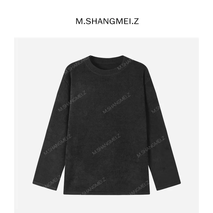 M.SHANGMEI.Z/沐熙【山野暮色】美大哥宽松羊毛舒适毛衣X11AM077