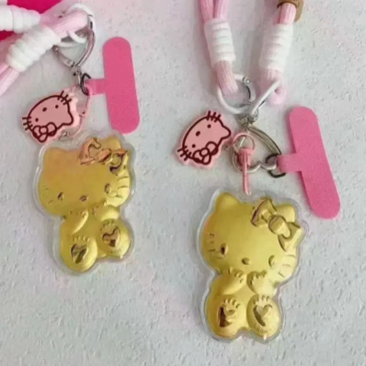 【北京黄金】手机/包包/钥匙黄金挂件小北珠宝