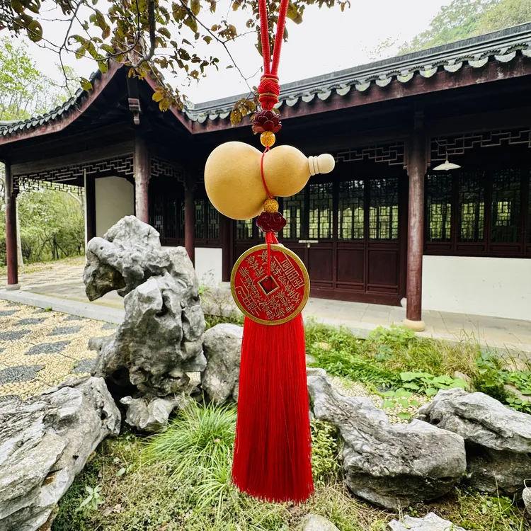 【山上发】天然福禄葫芦挂件/入户门/卧室/客厅/玄关/背景墙/车内商品图