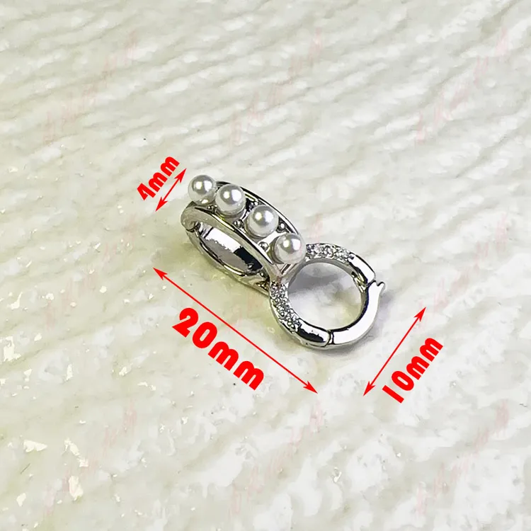 925银色项链万能扣百搭扣头高档双环手工吊坠搭扣接头连接扣爆款