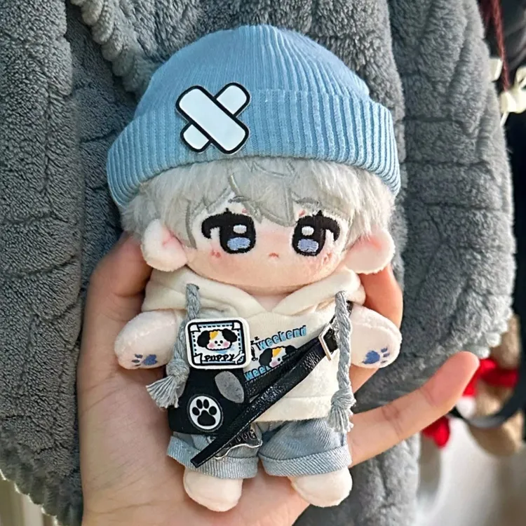 【下单送帽子】现货10cm棉花娃娃娃衣校服裙制服裙明星公仔换装衣服