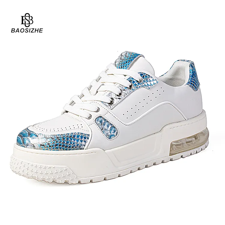 拼色潮流时尚休闲男士鞋运动休闲夏季透气厚底低帮潮鞋百搭休闲鞋