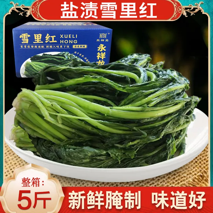 胖哥东北雪里红咸菜新鲜盐渍雪里红咸菜东北农家大缸腌制青雪菜下饭咸