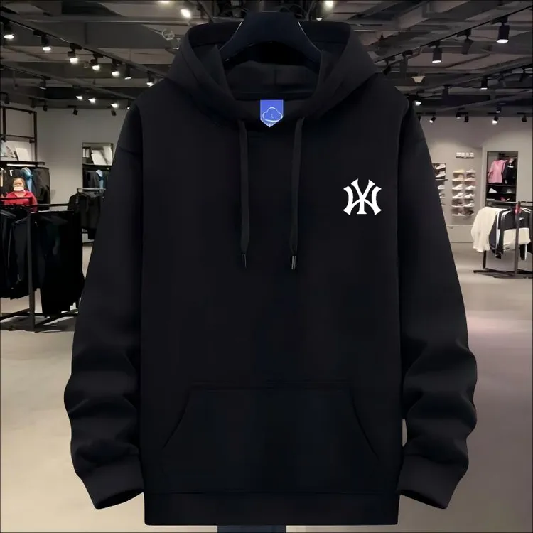 奥莱精选潮牌史迪仔联名卫衣时尚印花重磅纯棉情侣装卫衣连帽男士