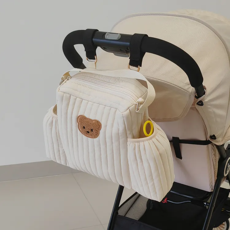 婴儿推车挂包白鹿大白罗马假日置物袋哈卡达艺术家储物收纳包配件