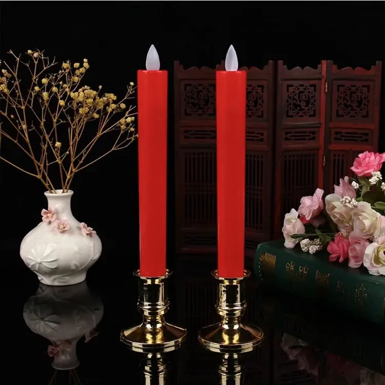 电子LED仿真蜡烛灯神台家用新款仿真火焰灯乔迁结婚厨房洗碗布