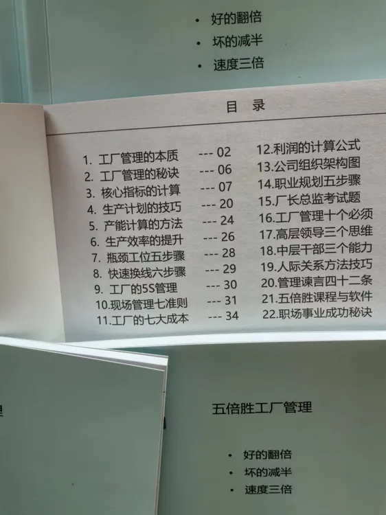 五倍胜管理用（1本装）手册便笺纸