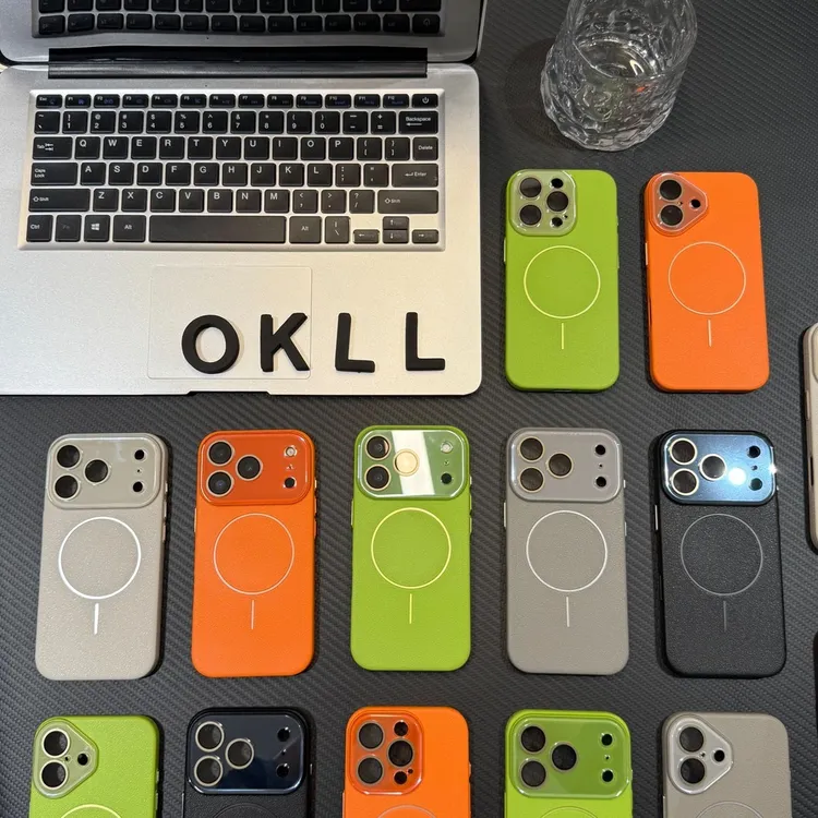 【无线充荔枝纹】PC壳适用iPhone17promax/16pro手机壳苹果15/14/13