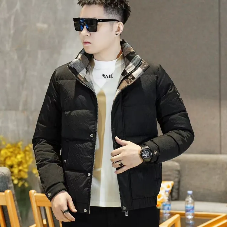 BOTEMER/比提米尔男士时尚潮流立领羽绒服休闲修身保暖羽绒服