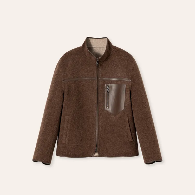 【秋上新】驴家同款男士立领羊毛外套MD11322