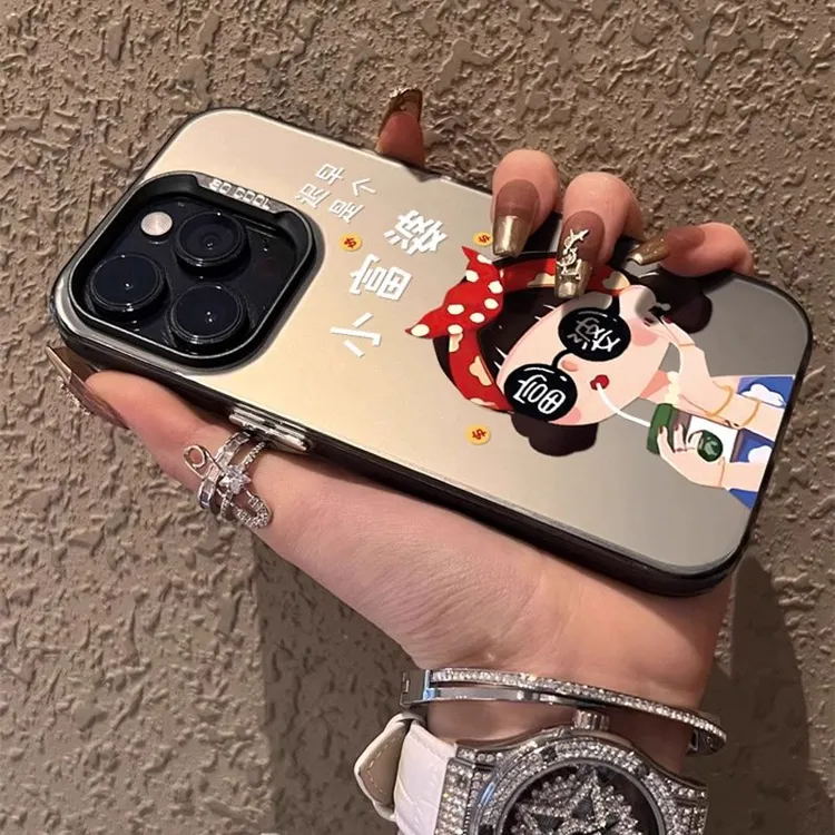 可爱小富婆适用苹果16promax手机壳iphone15proppo华为小米防摔