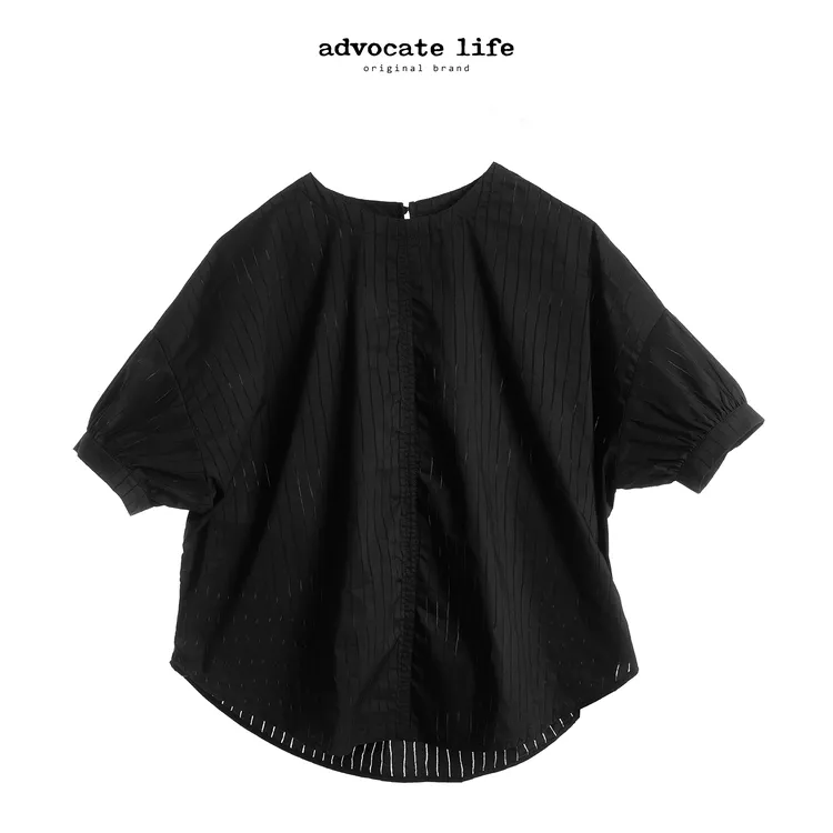 生活主张 Advocatelife时尚休闲百搭显瘦简约宽松短袖JQ112507