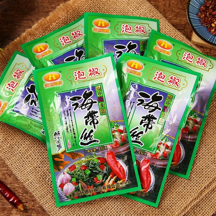 重庆特产泡椒海带丝零食下饭菜海带零食好正点好媳妇袋