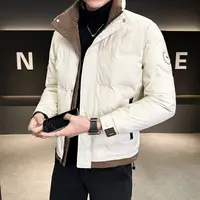 恩欣男款冬季潮牌立领羽绒服保暖百搭潮流韩版时尚修身痞帅外套男