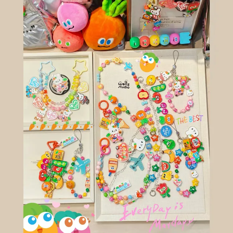 Mayday五月天应援手机链手链手作串珠包挂件斜挎链WMLS5525