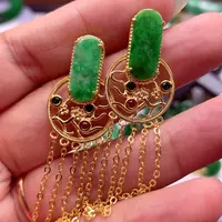 翡翠银S925镶嵌颈饰翡翠