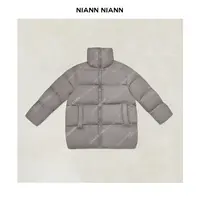 NiannNiann 小众女装高级感复古柔软舒适巨暖无胆布羽绒服 14722
