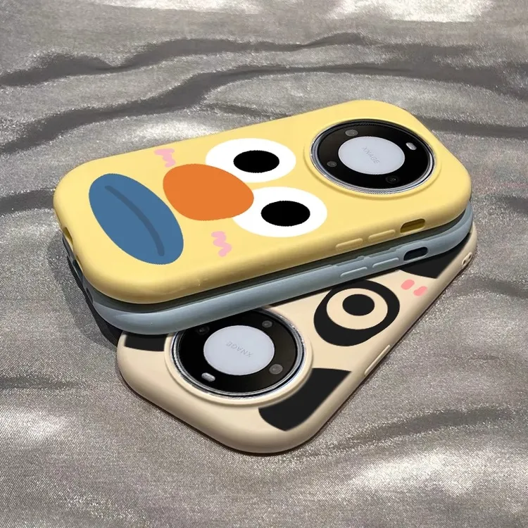搞怪蓝嘴适用华为mate70pro手机壳mate60pro全包防摔mate50保护套