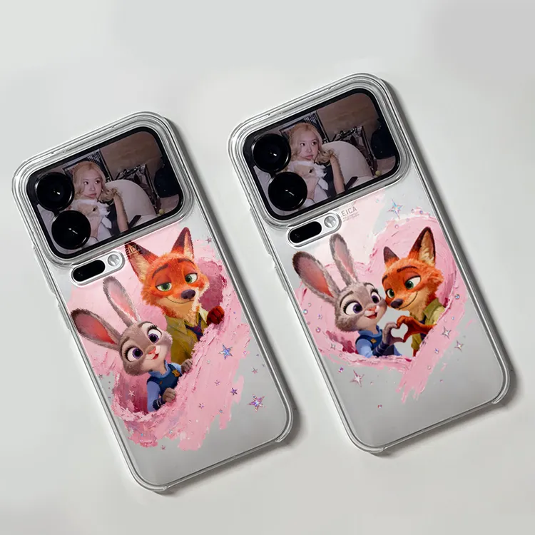 油画比心朱迪尼克适用iPhone17/16手机壳苹果15华为vivo小米oppo