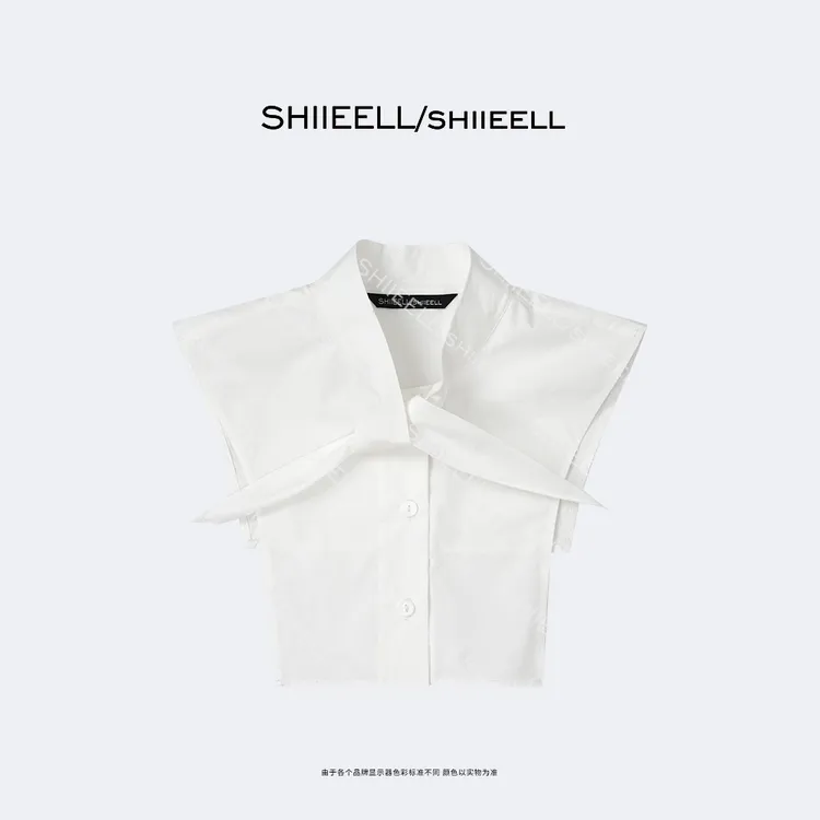 SHIIEELL气质轻奢百搭无袖衬衫W312W