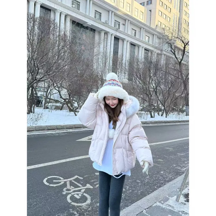【雪山飞狐】小允姐姐2025新款时尚高级羽绒服（毛领可拆）