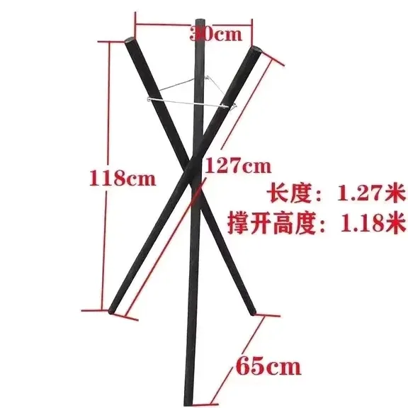 开业用实木黑色三脚架花架花店插花开张花篮支架包邮
