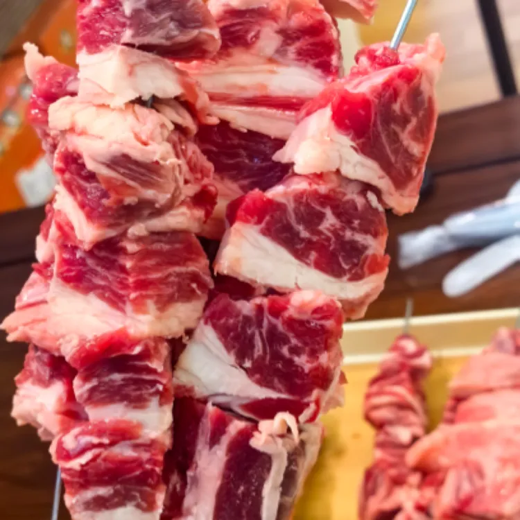 精选牛肉谷饲真实腹肉条牛肉谷饲奶香足烤涮串串峰会佳品二中