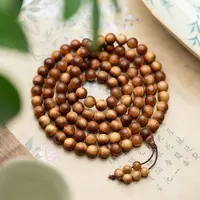 XIANYUAN/仙源老山檀香水波纹沉水8mm*108颗多圈手串