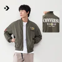 匡威秋冬新品男刺绣经典复古飞行夹克外套CONVERSE MCJ127