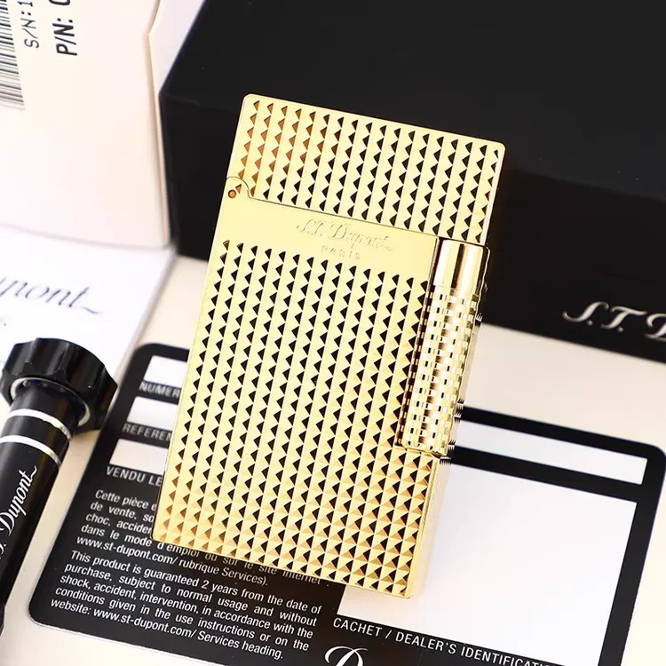 全新正品都彭格兰德双火可切换防风软火硬雪茄打火机巴黎钉