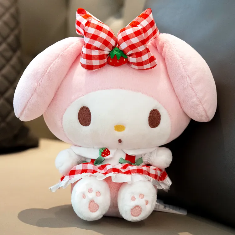 【美乐蒂】正版HelloKitty公仔KT猫毛绒玩具女生抱枕送朋友生日礼物