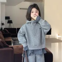 女童卫衣套装秋季2025新款洋气大童炸街衣服儿童秋季时髦运动服潮