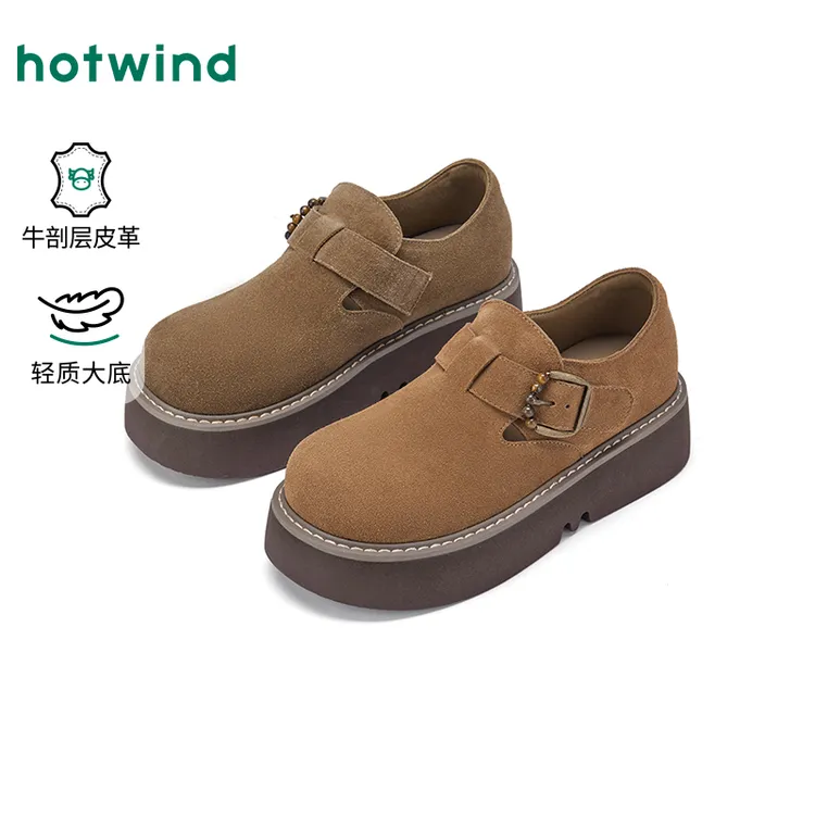 热风2026年春季新款女士单鞋H15W26501