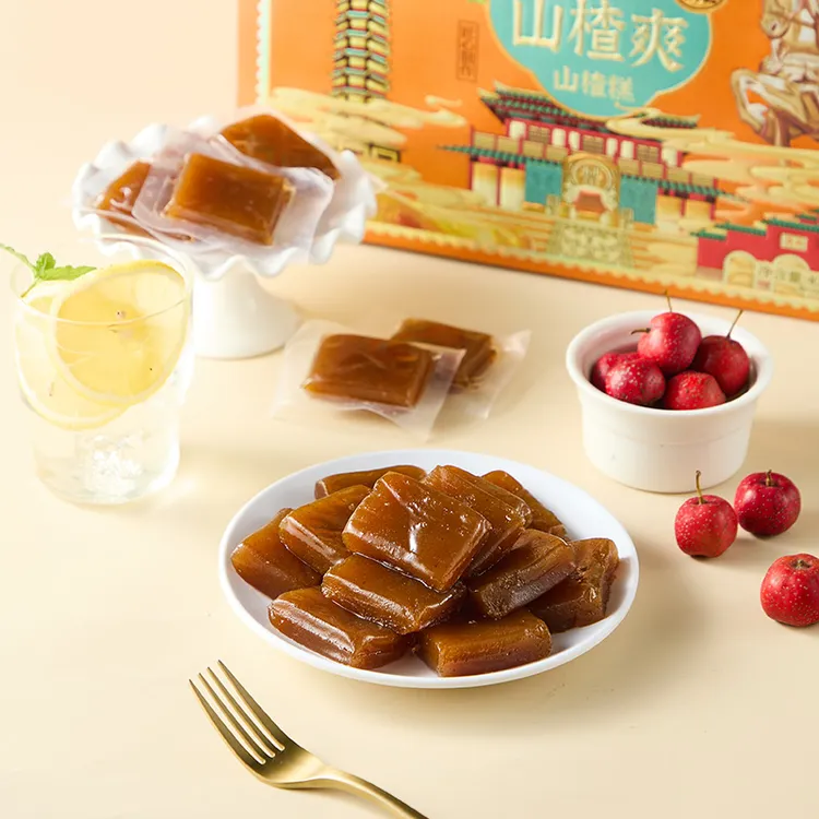 楚霸王江苏老字号山楂爽酸甜零食独立包装正宗山楂糕礼盒装