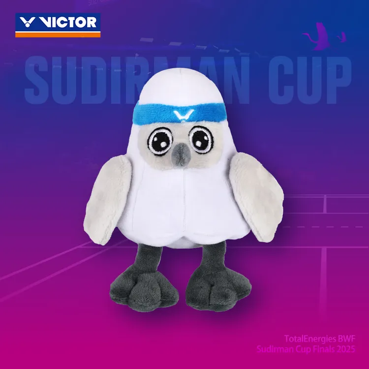 VICTOR威克多苏迪曼杯PGSC2523赛事纪念毛绒玩具苏迪曼可爱玩偶