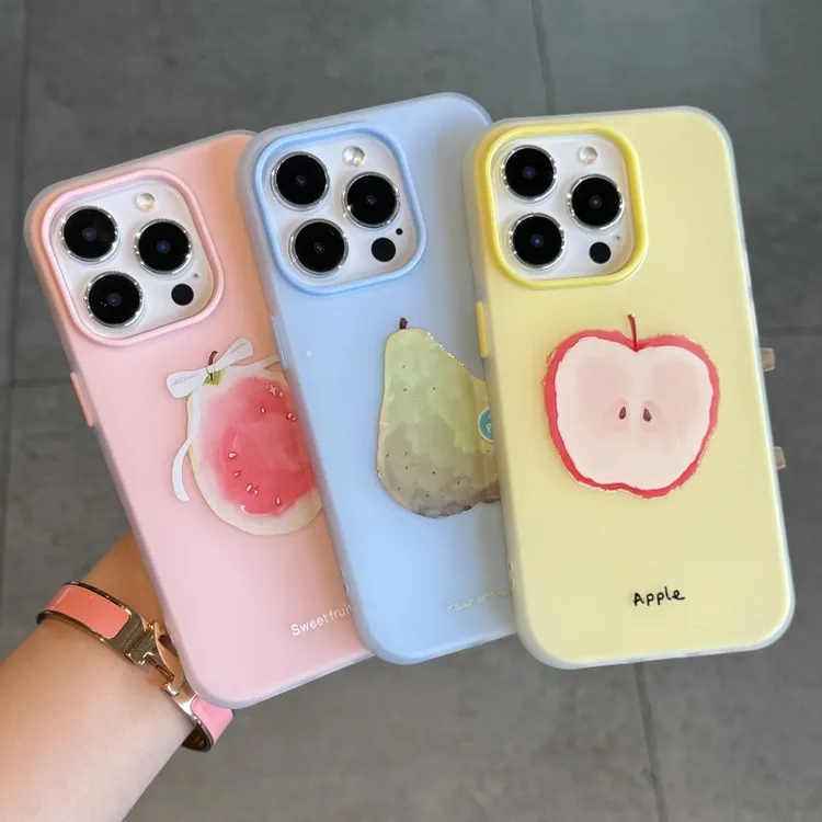 GGBond夏日缤纷水果适用iPhone16/15肤感手机壳华为vivo小米oppo