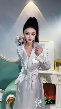 【漫老板】5629私服 定制走秀杂志款拉风风衣