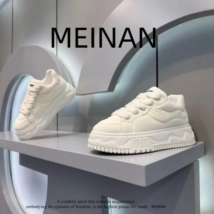 男鞋2025新款百搭厚底增高冬季加绒时尚休闲鞋舒适低帮运动风男鞋