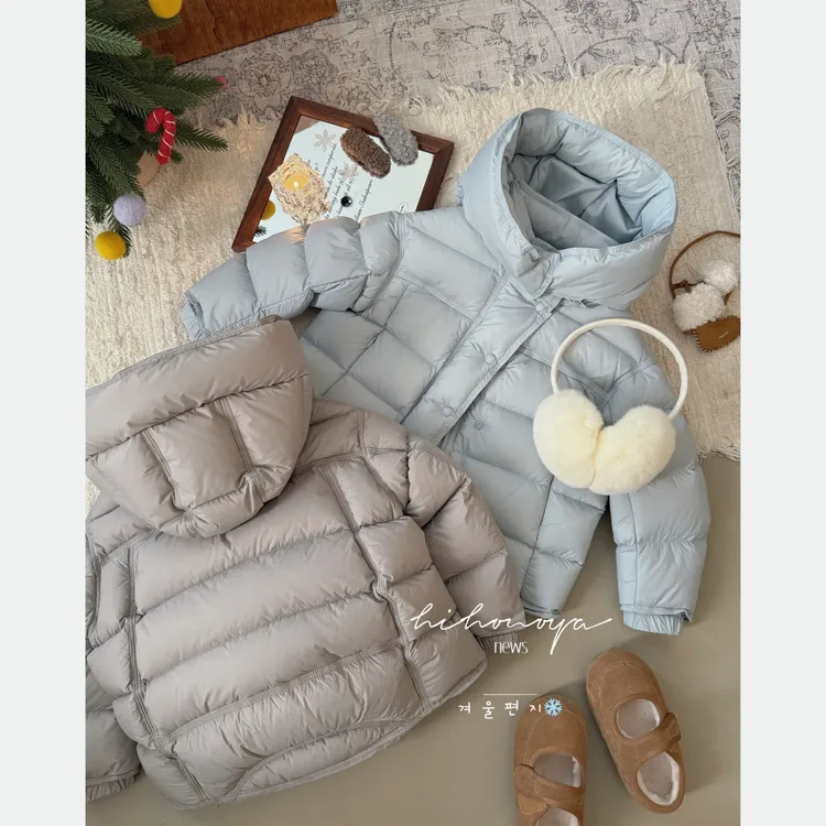 【小暖包】二Hihoniya~2025冬亲子零压龟背20D五防厚款90羽绒服