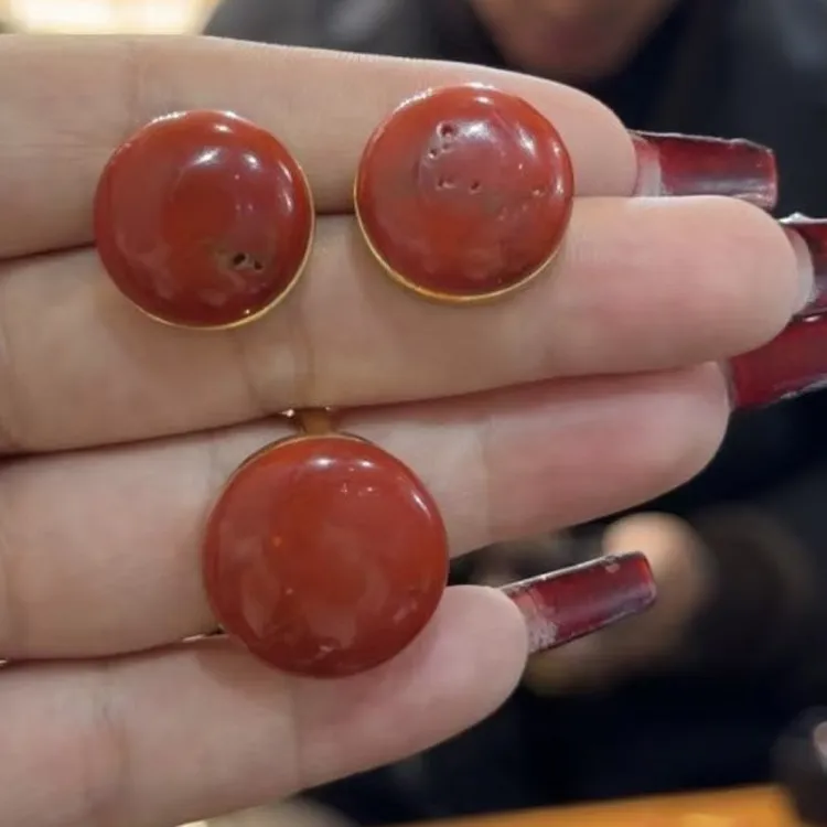 黄铜亚克力耳饰 边宗同款 黄铜镀金不掉色耳饰