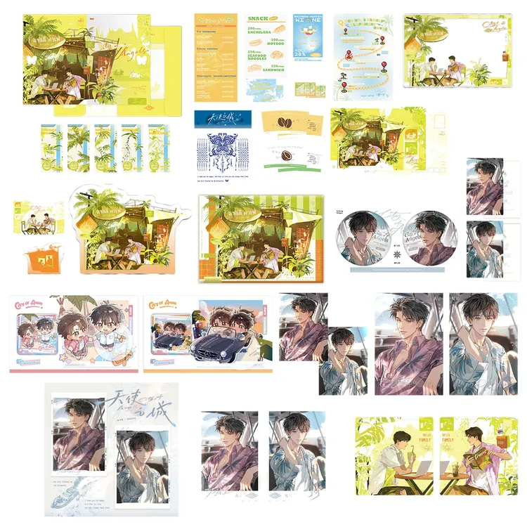 官谷City of angels天使之城二期徽章吧唧色纸星光创本正版周边