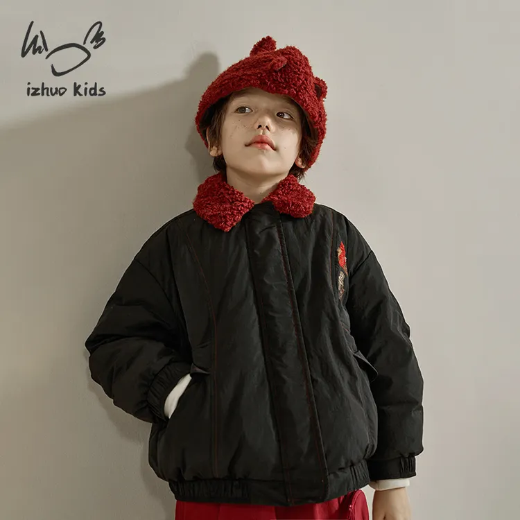 日着KIDS山海经错角马羽绒服2025冬新美学童装男女童轻软白鸭绒暖