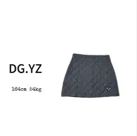 【樱子家】3173F高级灰时尚显瘦菱格半身裙