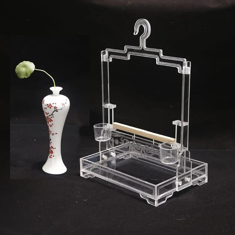 盘鸟神器小型鸟架绣眼站架小型贝子山雀金青鸟站杠