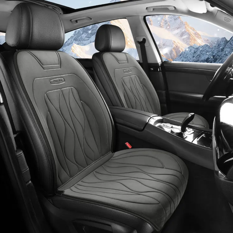 达达兔石墨烯汽车加热坐垫冬季单座椅车载电加热毛绒座垫12V/24V