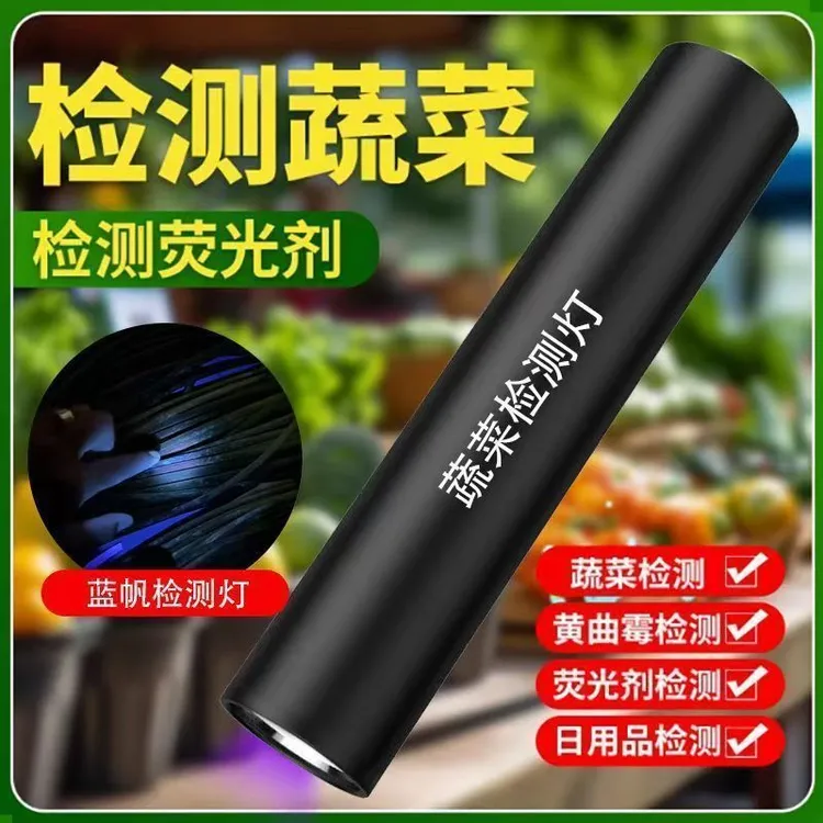 【家庭必备】紫光残留检测器新升级验钞海鲜蔬菜水果专业猫藓检测仪