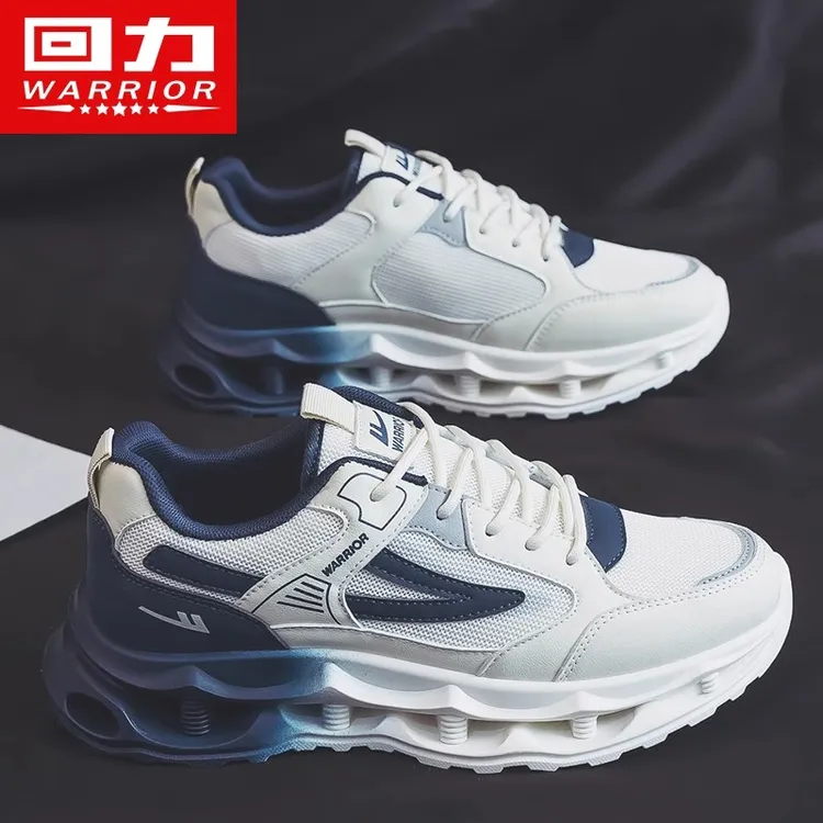 回力男鞋运动鞋2025春季新款爆款厚底缓震休闲鞋子网面透气跑步鞋